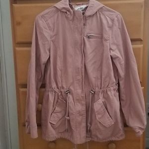 Dusty pink outer edge jacket